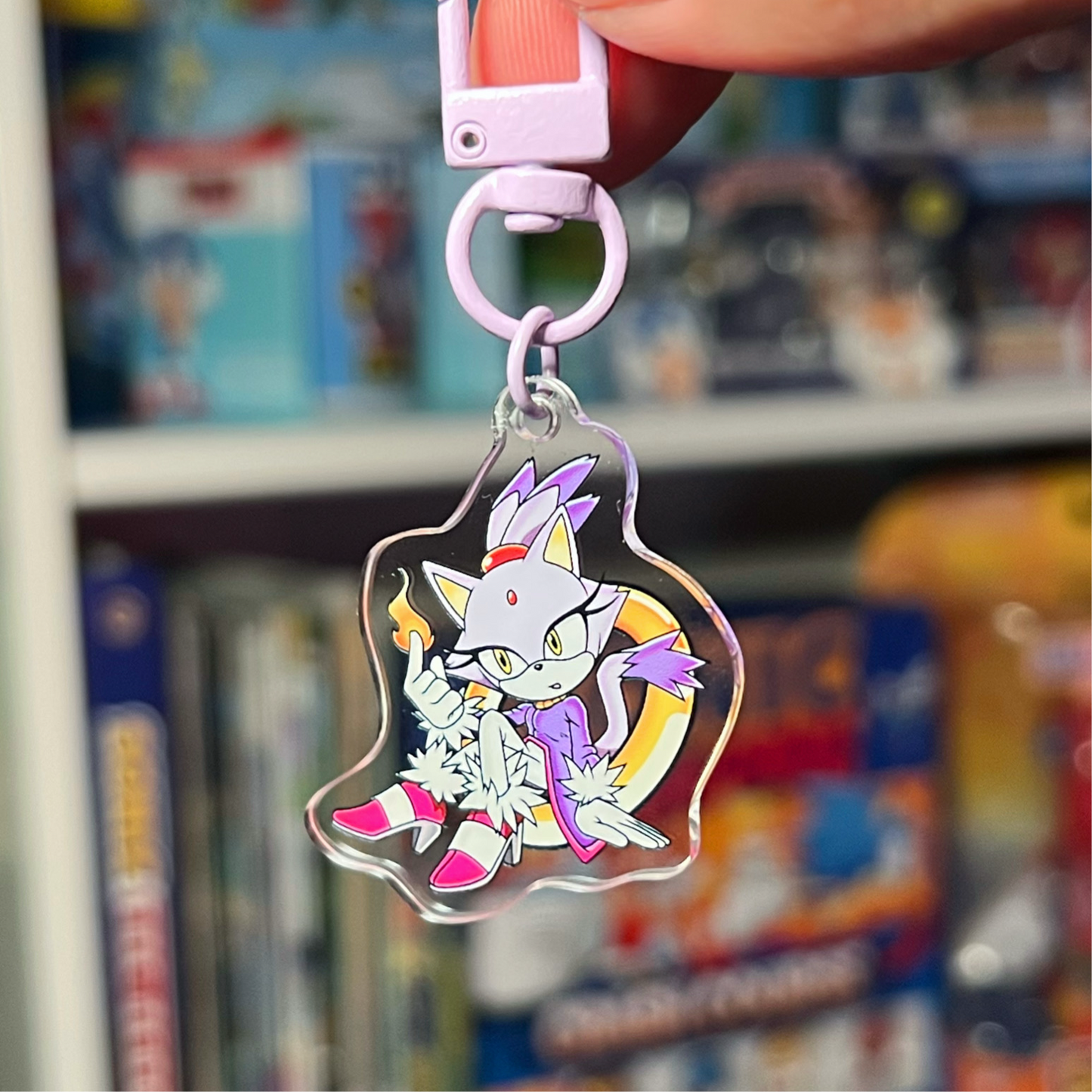 Sol Kitty mini Acrylic Keychain Charm